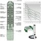 Насос скважинный DAB CS4D-6 T (4OL motor)